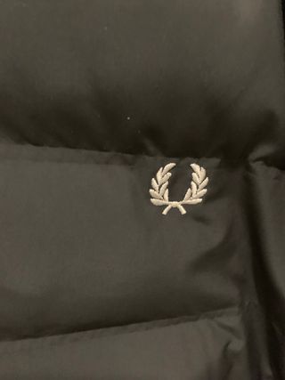 Plumífero Fred Perry Negro Bomber