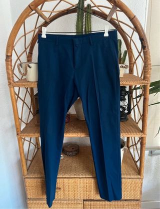 Traje Zara Azul Talla M