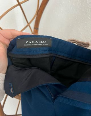 Traje Zara Azul Talla M