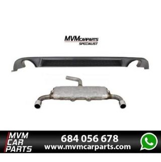Sistema de Escape + Difusor look GTI para VW Golf
