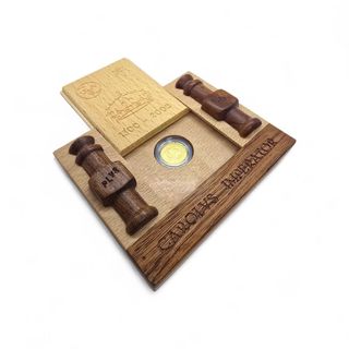 Moneda Oro 5000 Pesetas V Centenario FMNT Carlos V