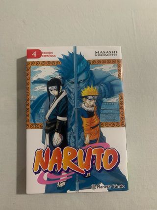 Comic manga Naruto 3,4 y 5