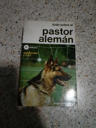 LIBRO DE PERRO 3 libros de perros Pastor Alemán