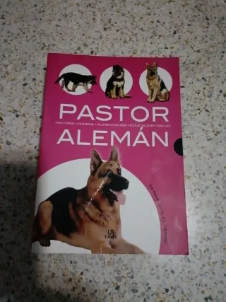 LIBRO DE PERRO 3 libros de perros Pastor Alemán