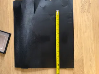 Cajas de almacenaje de plástico negro Pack 6 cajas