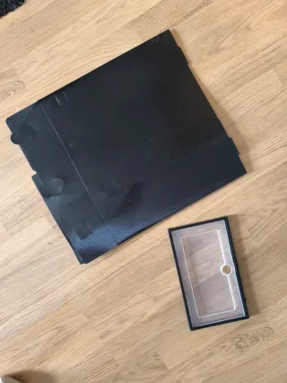 Cajas de almacenaje de plástico negro Pack 6 cajas