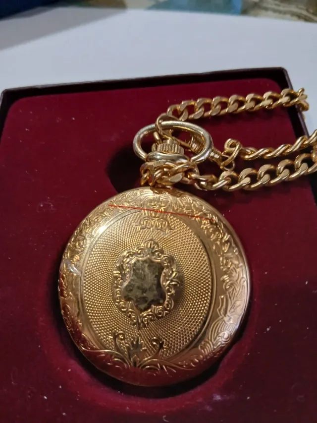 Reloj de bolsillo oro moneda