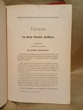 Memorial de Artillería 1929