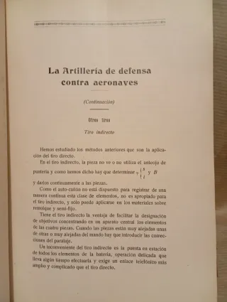 Memorial de Artillería 1929