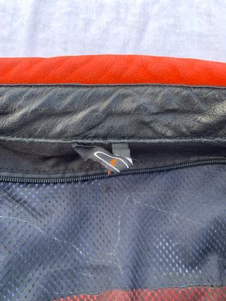 Vintage Repsol GAS Racing Leather Motorcycle Jacke