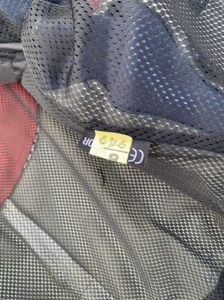 Vintage Repsol GAS Racing Leather Motorcycle Jacke