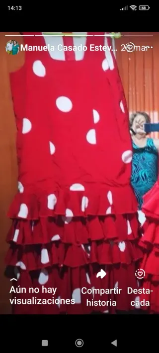 Traje de flamenca tallas 48-50