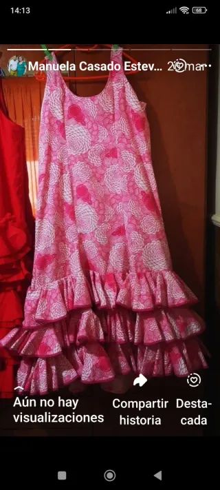 Traje de flamenca tallas 48-50