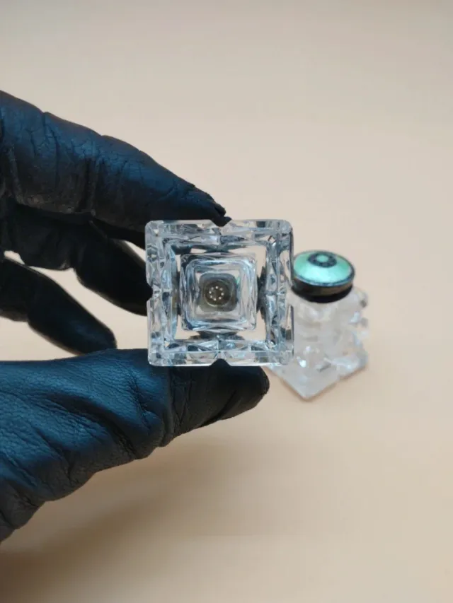 Salero y Pimentero Art Deco Plata Esmaltada