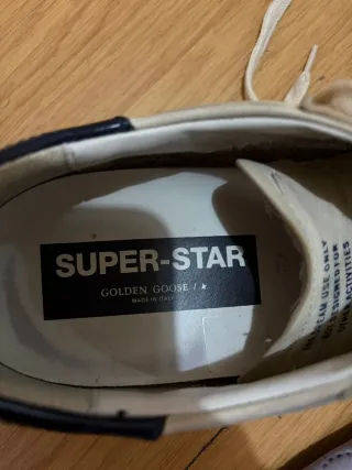 Golden Goose Super-Star Blancas y Azul