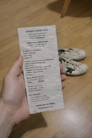 Golden Goose Super-Star Blancas y Azul