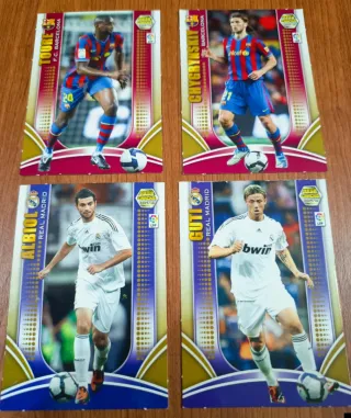 Lote 4 cromos MegaCracks 2009-2010
