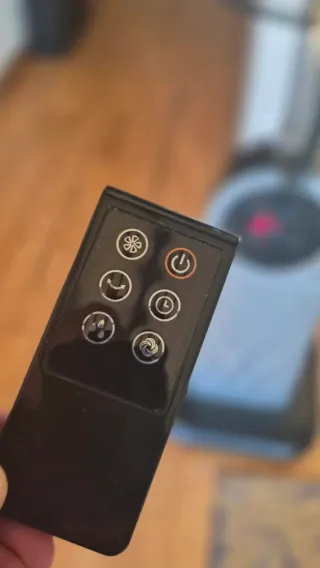 Ventilador nebulizador silencioso con control remo