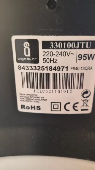 Ventilador nebulizador silencioso con control remo