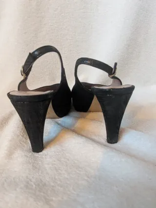 Sandalias JONI tacón negras