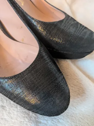 Sandalias JONI tacón negras