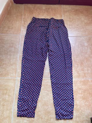 Pantalón estampado Mango mujer