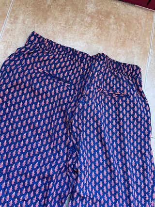 Pantalón estampado Mango mujer