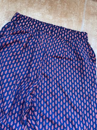 Pantalón estampado Mango mujer