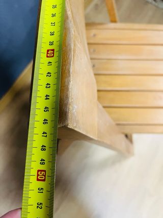 Silla plegable de madera Yugoslavia