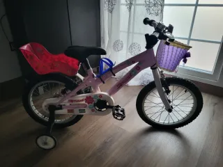 Bicicleta infantil rosa Speed 16