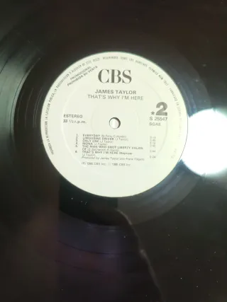 Vinilo de James Taylor - That's Why I'm Here