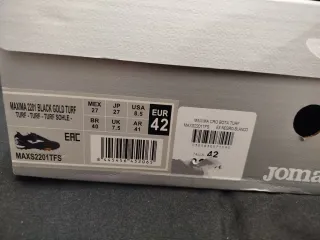 Zapatillas fútbol Joma Maxima Negro/Dorado