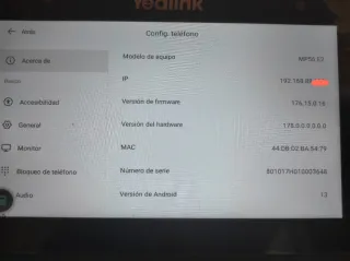 Teléfono IP SIP Yealink MP56-E2