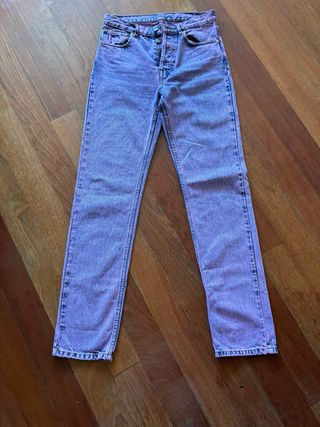 Pantalón vaquero Bimba y Lola azul/morado