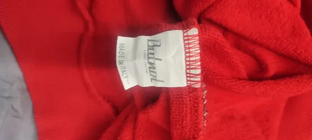 Felpa BUT NOT cotone rossa taglia S