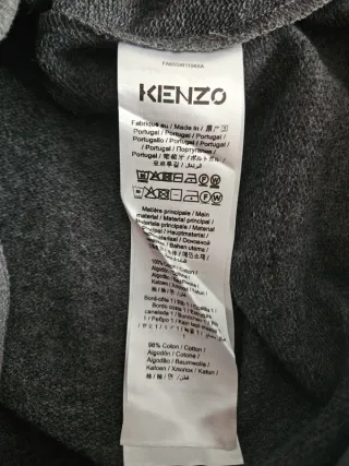 Sudadera Kenzo Tiger Gris Talla L Nueva
