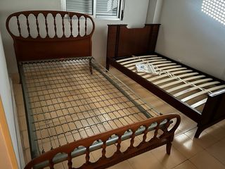 Cama + colchon, mueble salon, mesa, sofa + sillon