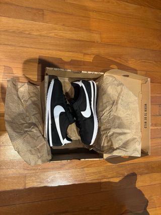 Sapatilhas Nike Cortez Textile Preto/Branco
