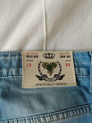 Jeans Willed Wear Azzurro Chiaro Slim Fit XS S