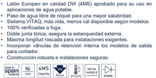 VÁLVULA ESFÉRICA DE RETENCIÓN SIL ARCO