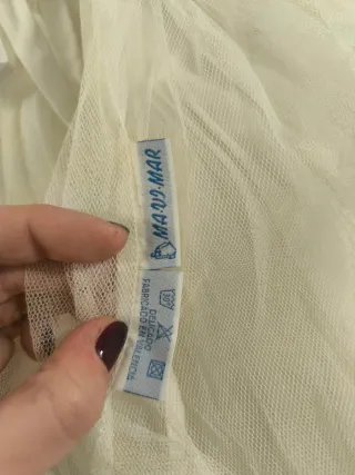 Cancán/Alçador niña blanco