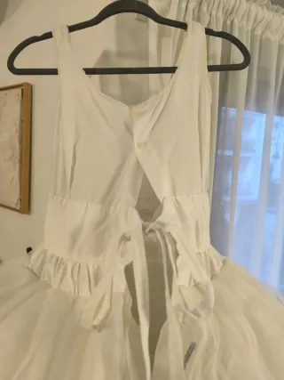 Cancán/Alçador niña blanco