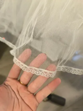 Cancán/Alçador niña blanco