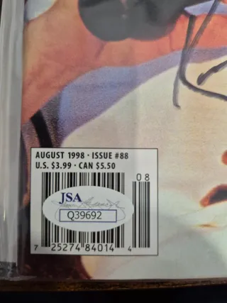 Autógrafo Kevin Costner, verificado por JSA