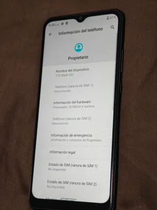 ZTE A51 Azul 32GB Móvil teléfono celular