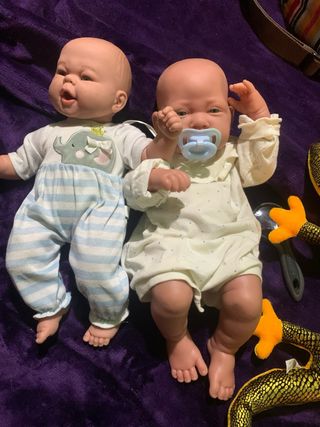 Lote 2 Bebés Vinilo Antonio Juan 30/35cm