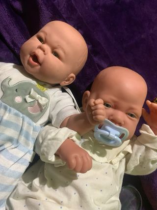 Lote 2 Bebés Vinilo Antonio Juan 30/35cm