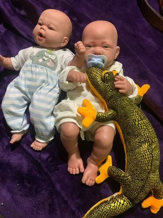 Lote 2 Bebés Vinilo Antonio Juan 30/35cm