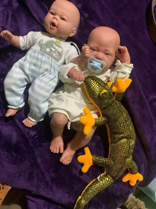 Lote 2 Bebés Vinilo Antonio Juan 30/35cm