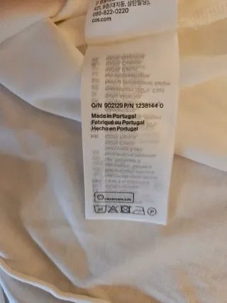 Blusa COS blanca talla S